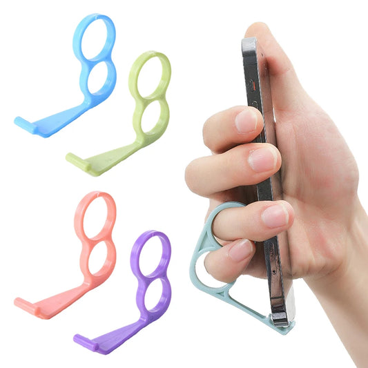GripLoop™ Mobile Phone Grip Holder | Finger Ring Support | Plastic Cellphone Handheld