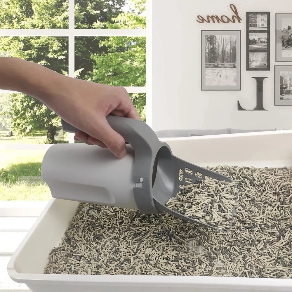 LitterLift™ Self-Cleaning Cat Litter Shovel with Filtered Design for Easy Waste Removal | Durable Pet Toilet Cleaner & Garbage Picker for Cat Litter Boxes
