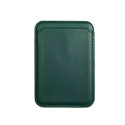 Magsafe Magnetic Luxury Leather Card Holder Wallet Case for 14 Pro Max 13 12 Phone Bag Adsorption Accessories Cover