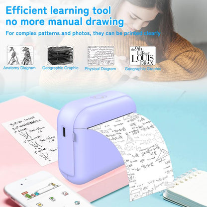 PrintPop™ Jueyue X6 Mini Portable Thermal Printer | Bluetooth Sticker Printer with Adhesive Paper