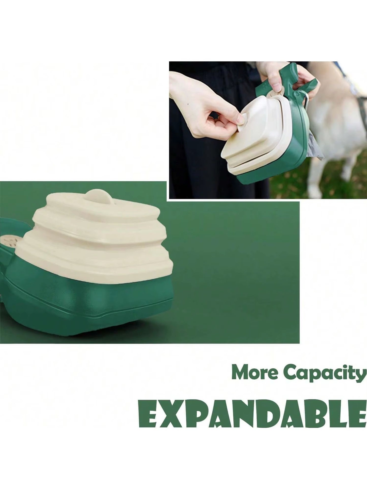 ScoopMate™ Pooper Scooper  | Portable and Handheld Size for Walking Large and Small Dogs outside