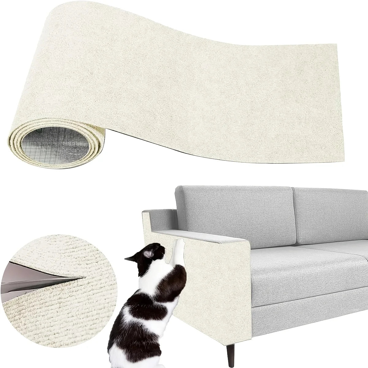 ScratchGuard™ 1 Piece of Self Adhesive Cat Scratching Pad | Durable Furniture  Cover